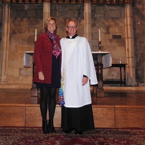 Revd Mark Poole and his wife Emma Poole